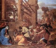 POUSSIN, Nicolas Adoration of the Magi sgf oil painting on canvas